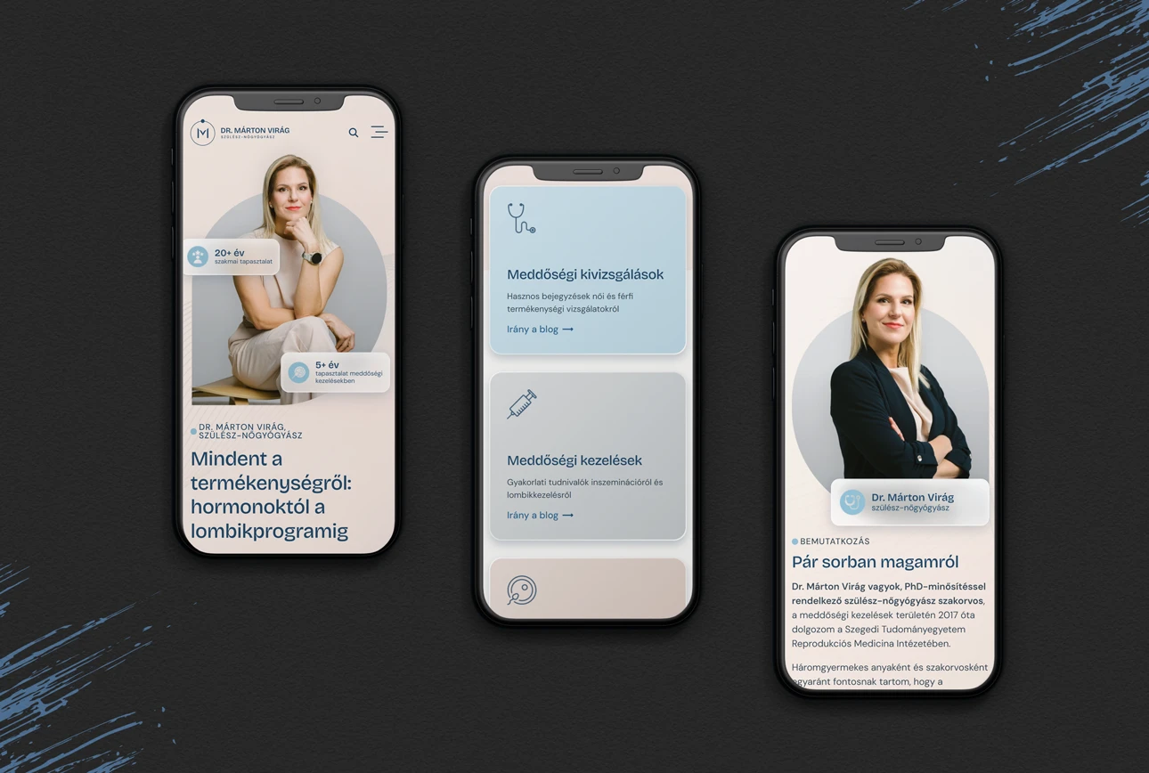 Dr. Márton Virág weboldal telefon