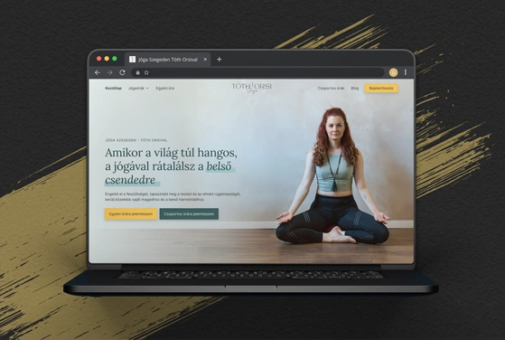Tóth Orsi joga weboldal